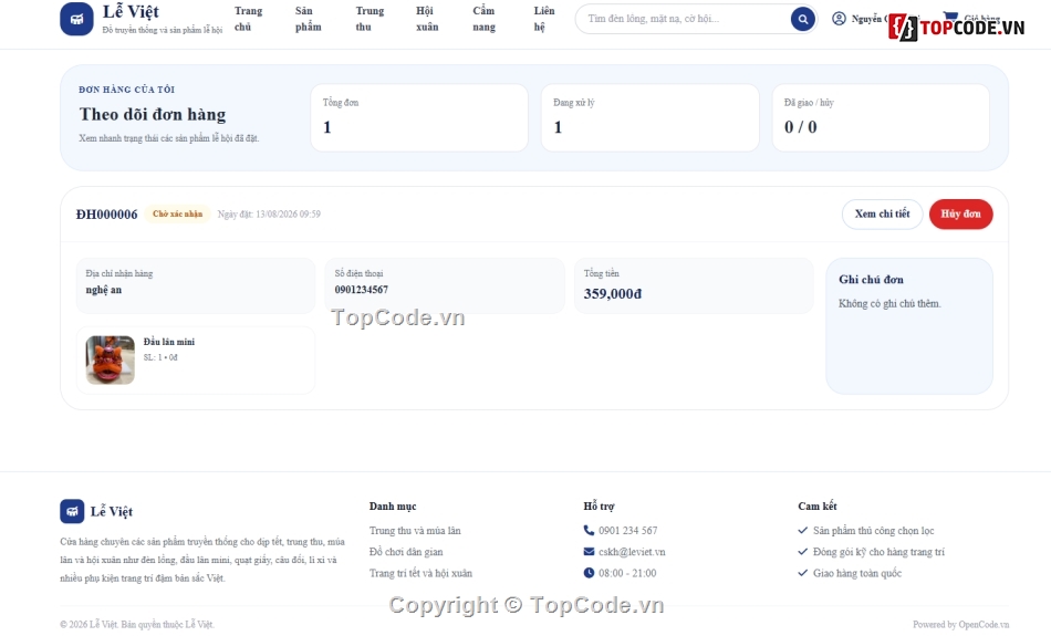 website,web sản phẩm,web bán sản phẩm